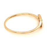 Anillo de zafiro en oro amarillo 18k