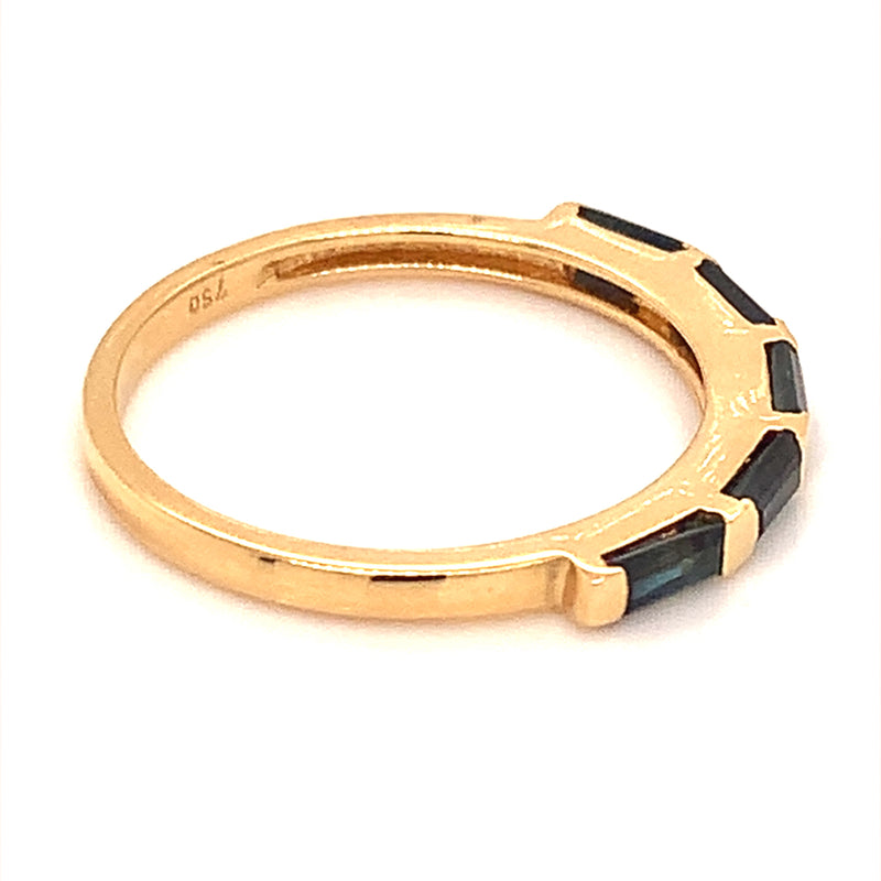 Anillo de zafiro en oro amarillo 18k ANTES: $849.00