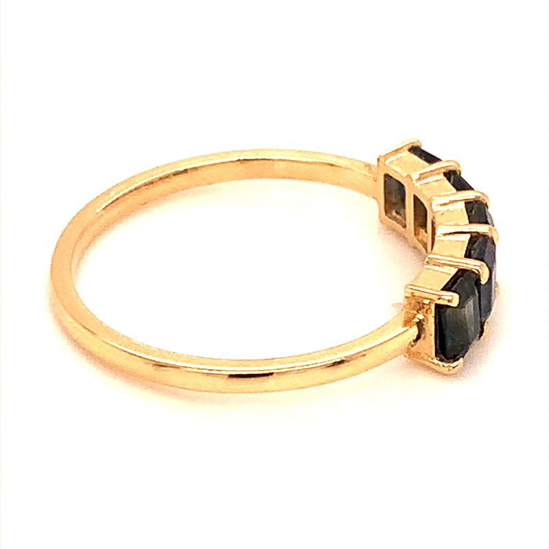 Anillo de zafiro en oro amarillo 18k ANTES: $799.00