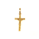 Dije (cruz) en oro amarillo 18kt.