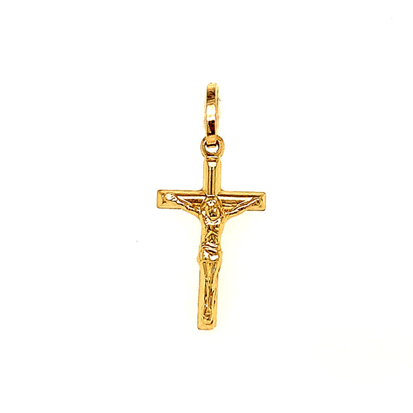 Dije (cruz) en oro amarillo 18kt.