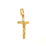 Dije (cruz) en oro amarillo 18kt.