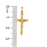 Dije (cruz) en oro amarillo 18kt.