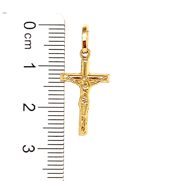 Dije (cruz) en oro amarillo 18kt.
