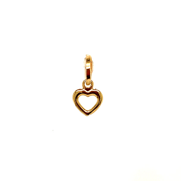 Dije (corazón) en oro amarillo 18kt.