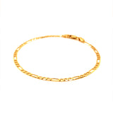 Pulsera (cartier maciza) en amarillo 18k. 18cm