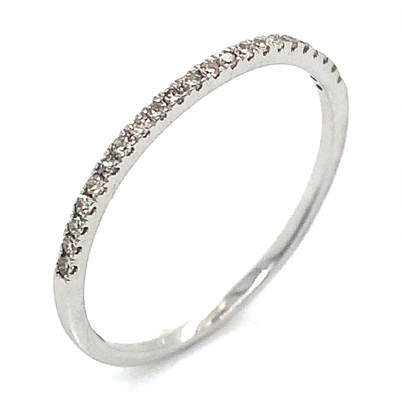 (SOFIA) Set de anillos con diamantes en oro blanco 10Kt.