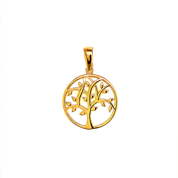 Dije (árbol de la vida) en oro amarillo 18k