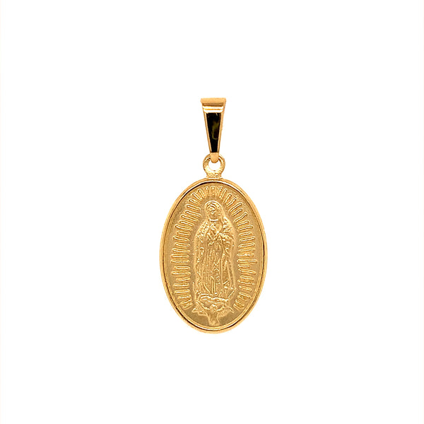 Dije (Virgen de Guadalupe) en oro amarillo 18kt.