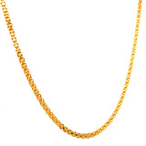 Cadena (Bismark Maciza) 60cm en oro amarillo 18k