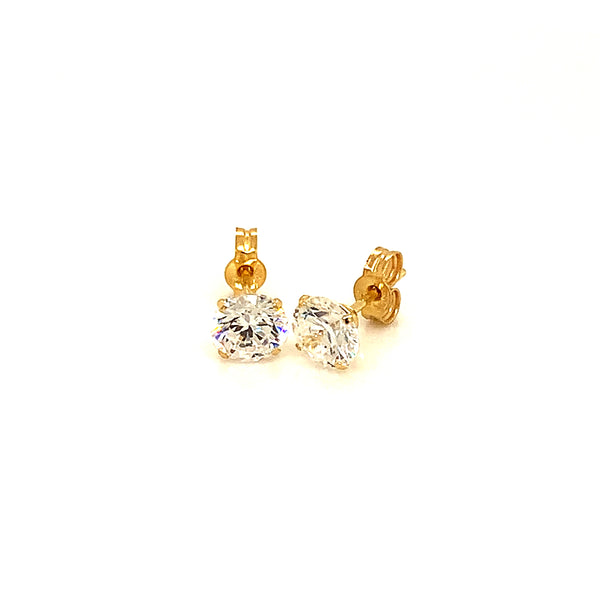 Aretes (circones) en oro amarillo 10kt