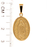 Dije (Virgen de Guadalupe) en oro amarillo 18kt.