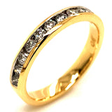 (MIA) Banda con diamantes en oro amarillo 18KT D-0.50CT