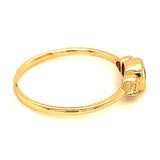 Anillo de Topacio Azul en oro amarillo 10kt. ANTES: $249.00