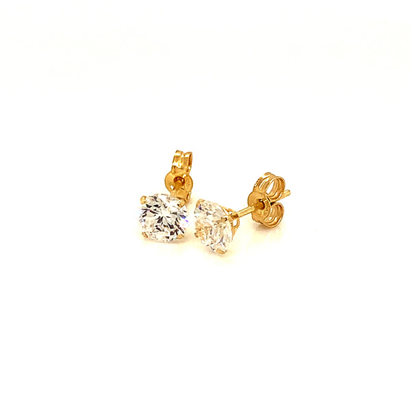 Aretes (circones) en oro amarillo 10kt