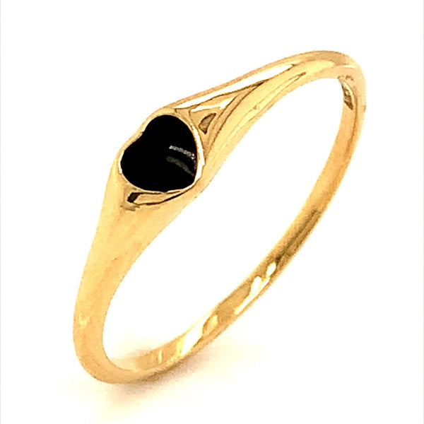 Anillo (enamel) en oro amarillo 18k - DGjoyeros