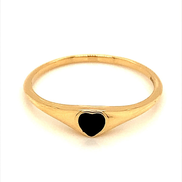 Anillo (enamel) en oro amarillo 18k - DGjoyeros