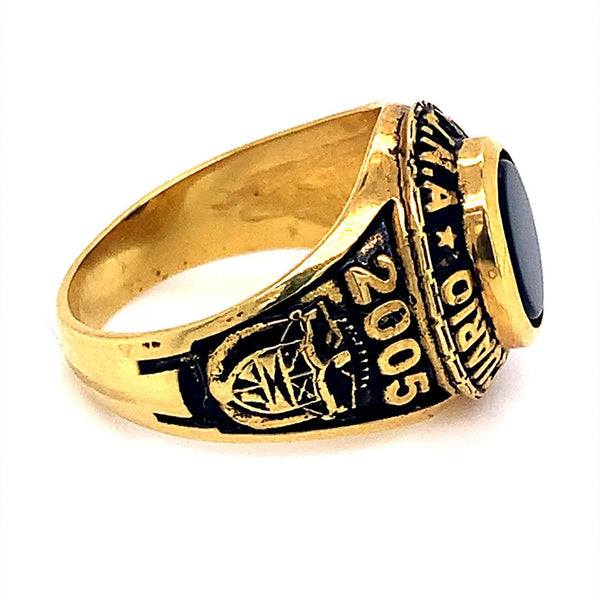 Anillo (graduación) en oro amarillo - DGjoyeros