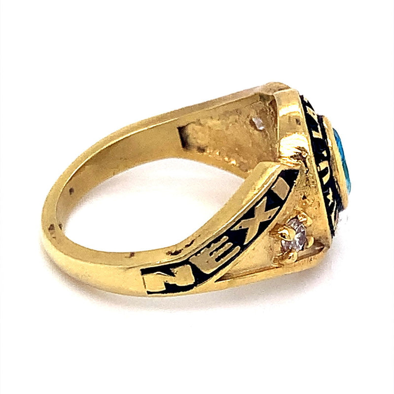 Anillo (graduación) en oro amarillo - DGjoyeros