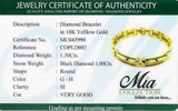 (MIA) Pulsera con diamantes en oro amarillo 18kt. 19.5cm