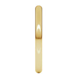 Banda comfort light 2mm en oro amarillo 10kt.