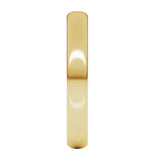 Banda comfort light 3mm en oro amarillo 10kt.