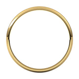 Banda regular 2mm en oro amarillo 10kt.