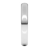 Banda regular 3mm en oro blanco 10kt.