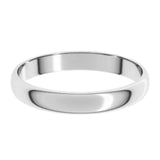 Banda regular 3mm en oro blanco 10kt.