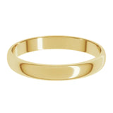 Banda regular 3mm en oro amarillo 10kt.