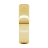 Banda regular 5mm en oro amarillo 10kt.