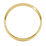 Banda regular 5mm en oro amarillo 10kt.