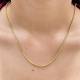 Cadena (Espiga Hueca) en oro amarillo 10kt. 45cm