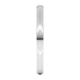 Banda comfort fit 2mm en oro blanco 10kt.