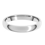 Banda comfort fit 3mm en oro blanco 10kt.