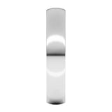 Banda comfort fit 4mm en oro blanco 10kt.