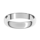 Banda comfort fit 4mm en oro blanco 10kt.
