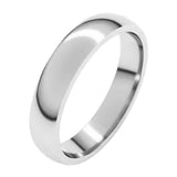 Banda comfort fit 4mm en oro blanco 10kt.