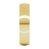 Banda comfort fit 5mm en oro amarillo 10kt.