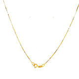 (LD) Collar (corazón) con diamantes de laboratorio en oro amarillo 10kt. 45CM - DGjoyeros