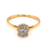 (MIA) Anillo con diamante en oro amarillo 18kt. - DGjoyeros