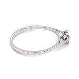 (MIA) Anillo con diamantes en oro blanco 18kt - DGjoyeros