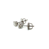 (MIA) Aretes de diamantes en oro blanco 18k - DGjoyeros