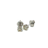 (MIA) Aretes de diamantes en oro blanco 18k - DGjoyeros