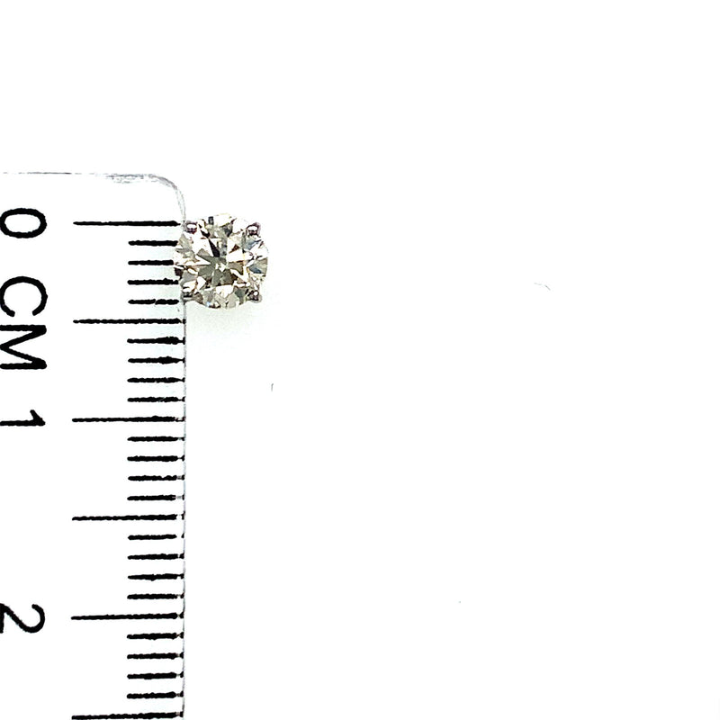 (MIA) Aretes de diamantes en oro blanco 18k - DGjoyeros