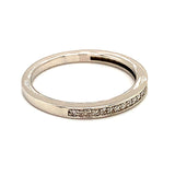 (MIA) Banda con diamantes en oro blanco 18k - DGjoyeros