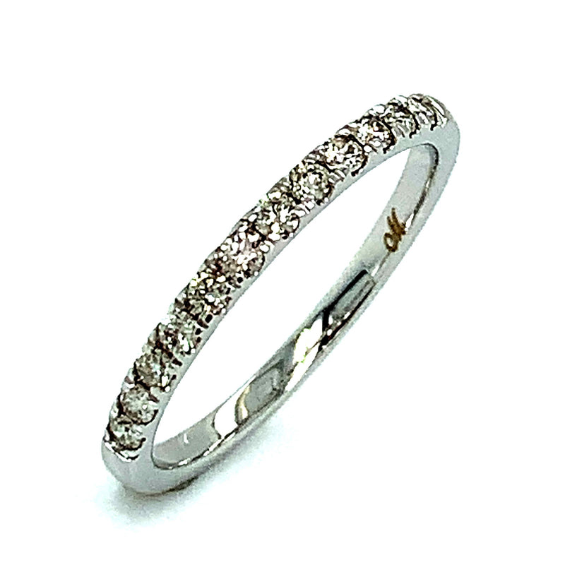 (MIA) Set con diamante en oro blanco 18kt. - DGjoyeros