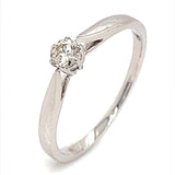 (MIA) Set con diamante en oro blanco 18kt. - DGjoyeros