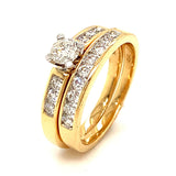 (MIA) Set de anillos con diamantes 18kt. - DGjoyeros