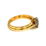(MIA) Set de anillos con diamantes 18kt. - DGjoyeros